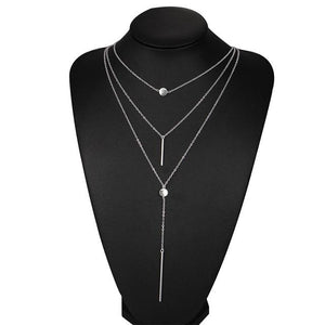 3 Layer Necklace with Choker
